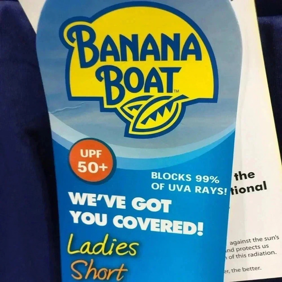 Banana Boat UPF 50+ swim, casual summer shorts, elastic waist,pockets - Picture 7 of 10